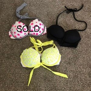 Victoria’s Secret Push Up Bikini Top Bundle